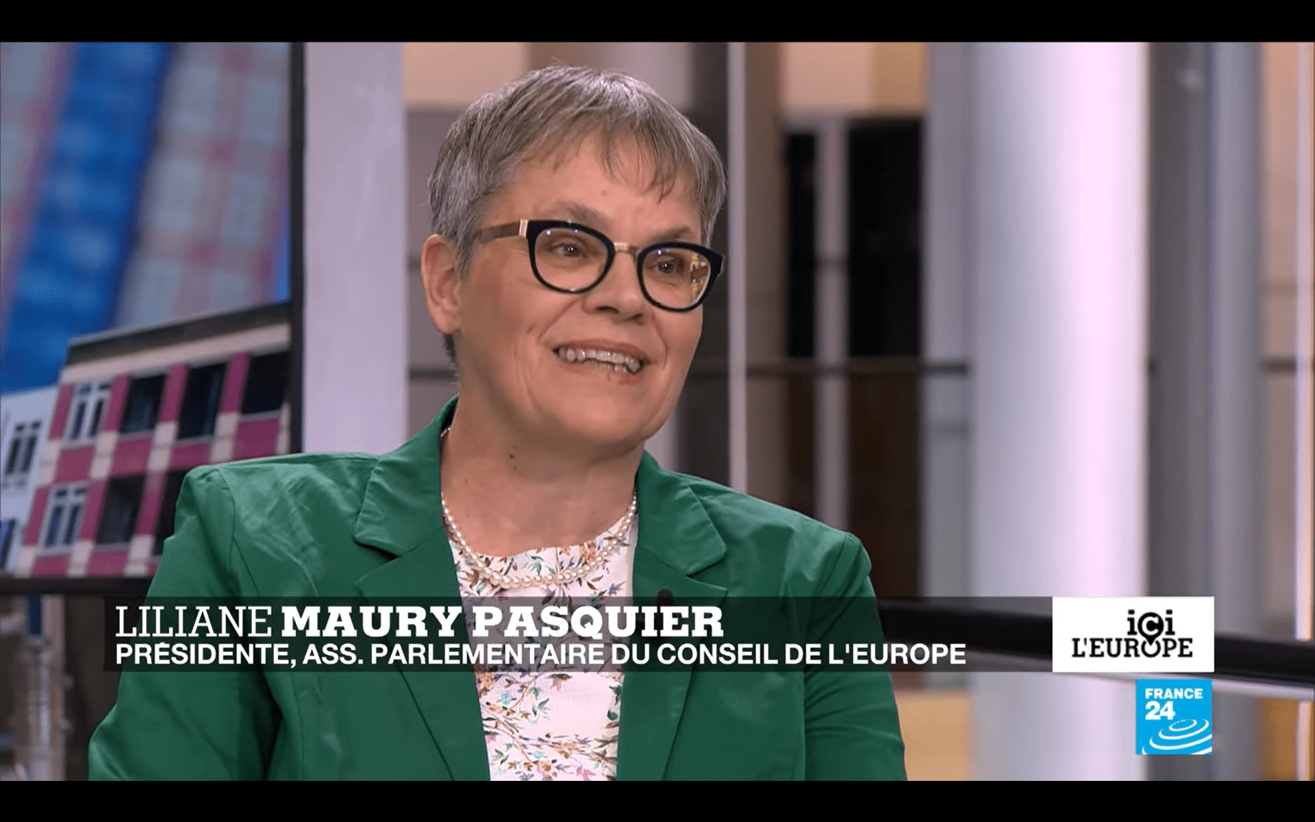 Liliane Maury Pasquier inteviewée sur le retour de la Russie à l'APCE